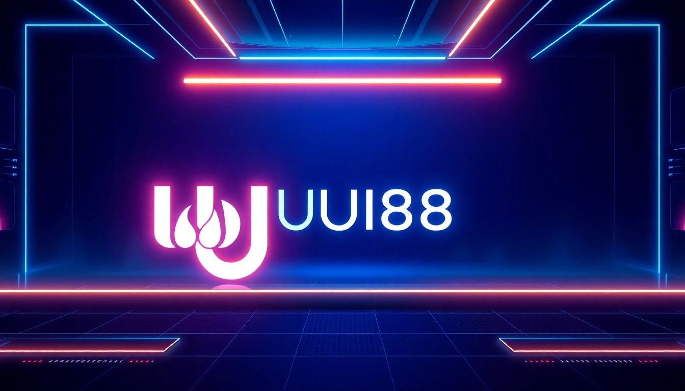 Bright UU88 logo on a sleek digital platform emphasizing a cutting-edge online presence and brand recognition for users.