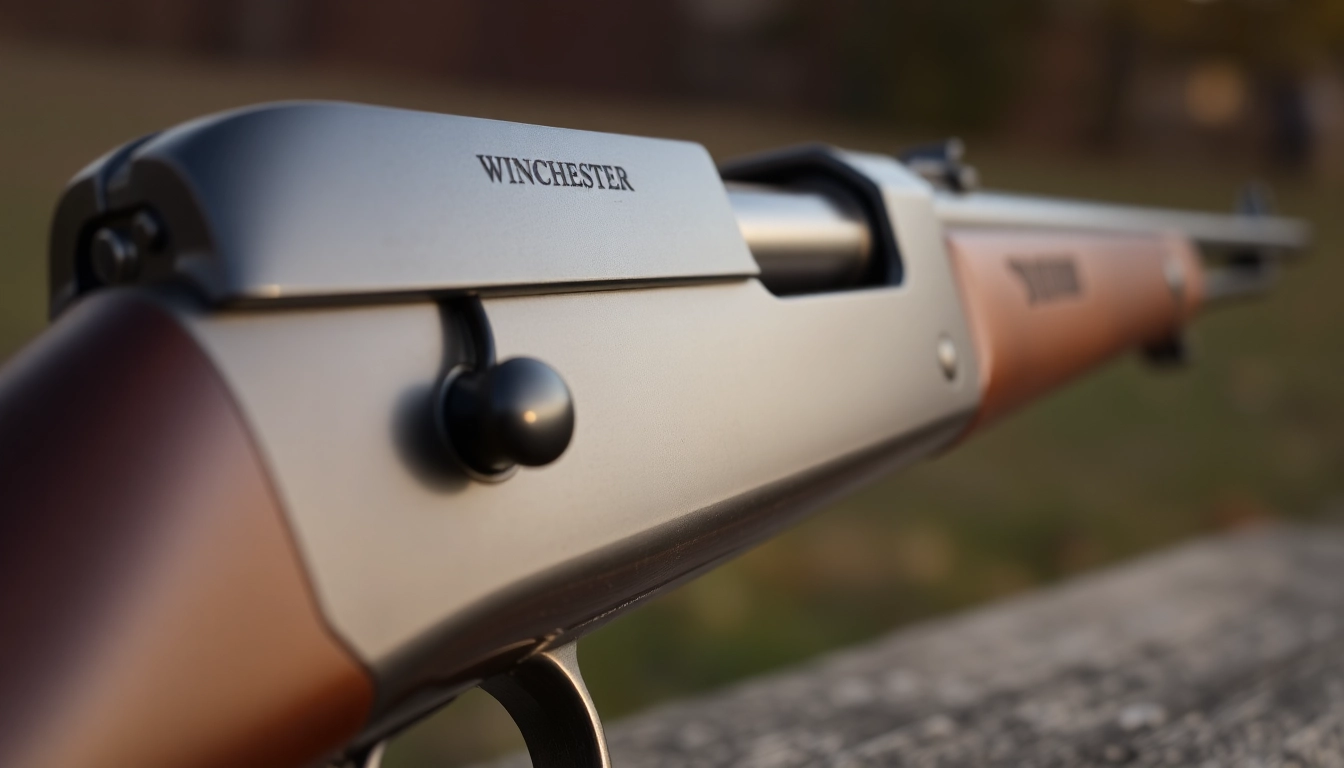 Detailed shot of a 32WIN Winchester rifle highlighting craftsmanship and historical appeal for firearm enthusiasts.