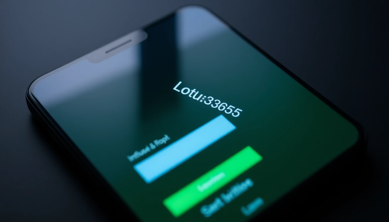 Secure Lotus365 login interface on mobile with vibrant colors and easy access features