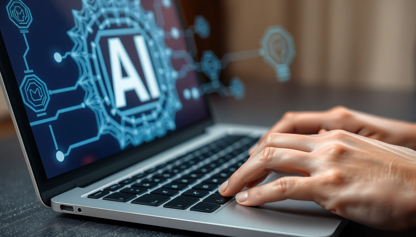 Person using Humanize AI tool to transform AI-generated text into authentic, human-like writing